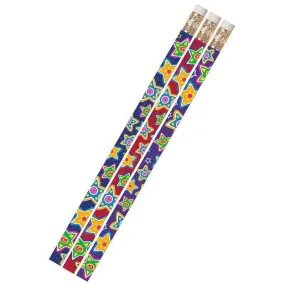 (12 Dz) Mad About Stars Pencils