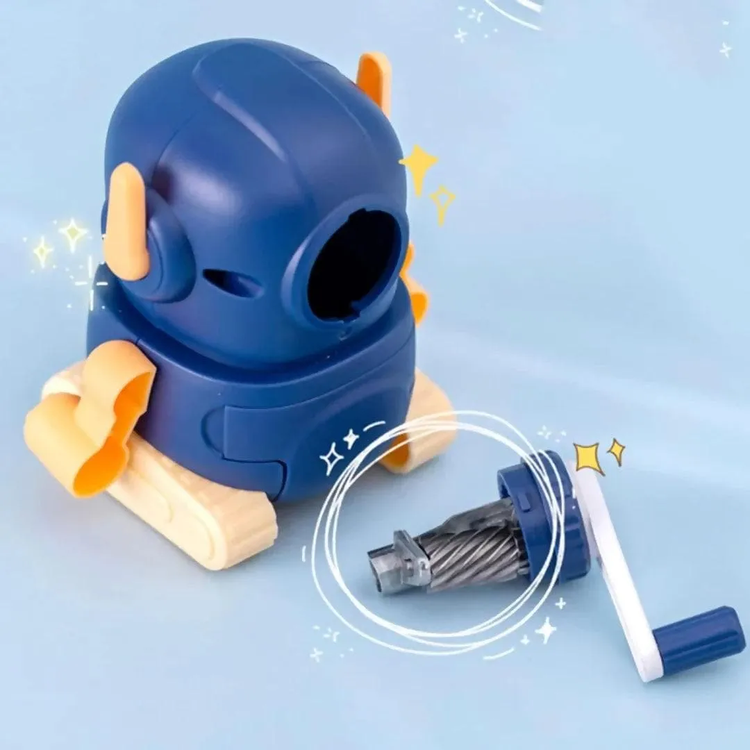 A Elegant Tracker Shaped Mechanical Pencil Sharpener (blue)