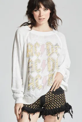 AC/DC Tiger Print Sweatshirt