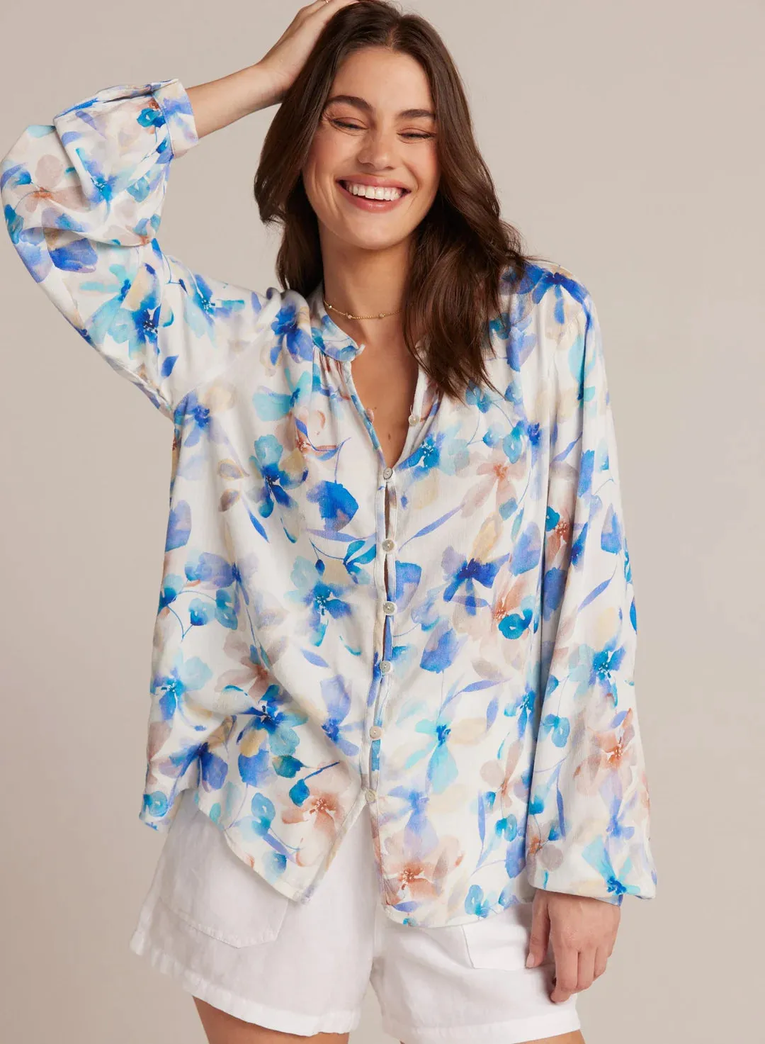 Bella Dahl Button Loop Front Shirt