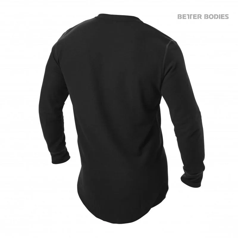 Better Bodies Harlem Thermal L-S - Black