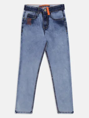 Boys Mid Blue Slim Fit Jeans