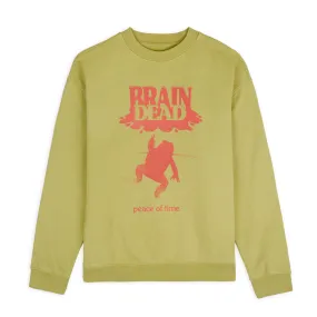 Brain Dead Peace Of Time Crew Sweat