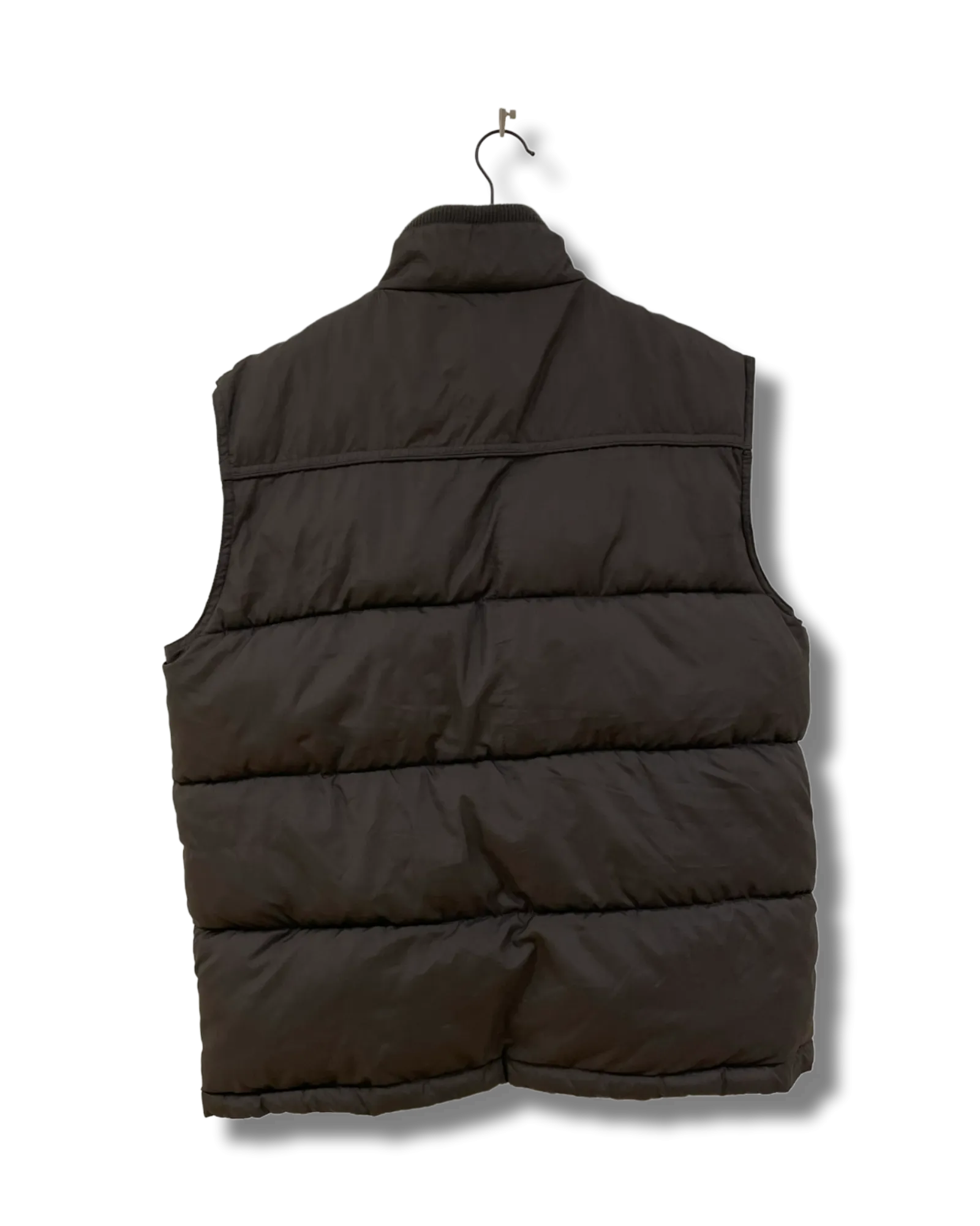 Brown Puffer Vest L