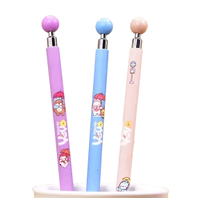 Cartoon Animal Ball Button Mechanical Pencil