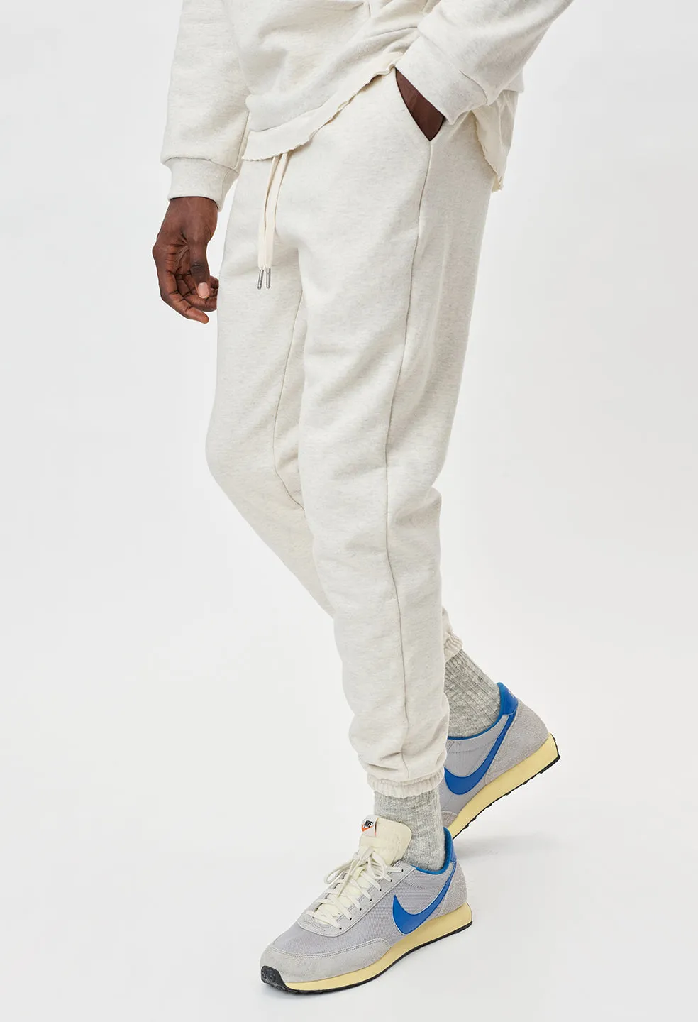 Cashmere Fleece LA Sweatpants / Heather Ash