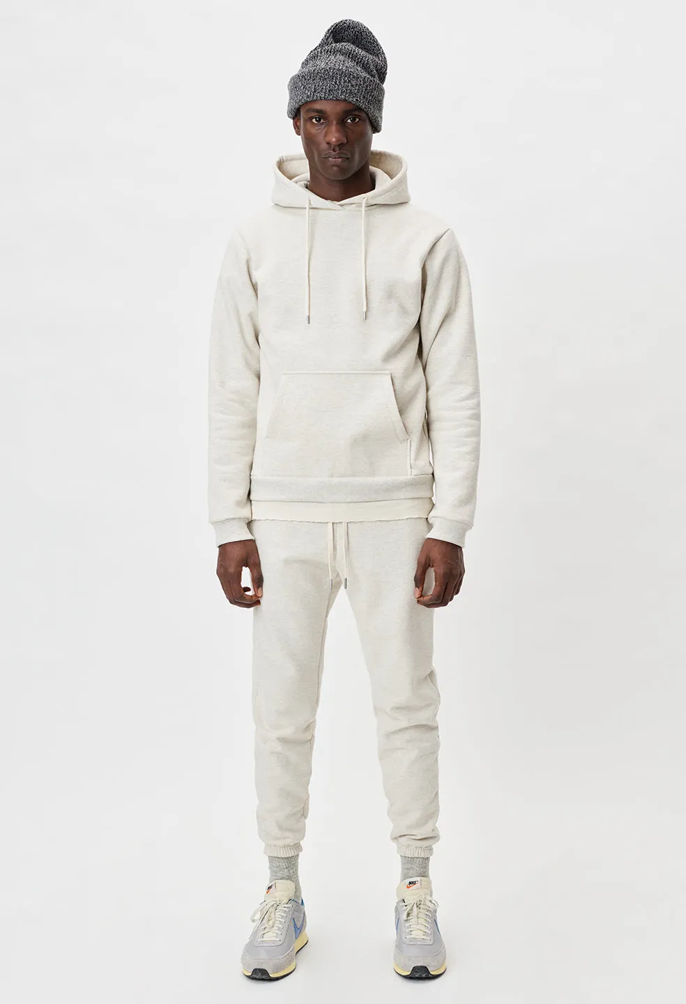 Cashmere Fleece LA Sweatpants / Heather Ash