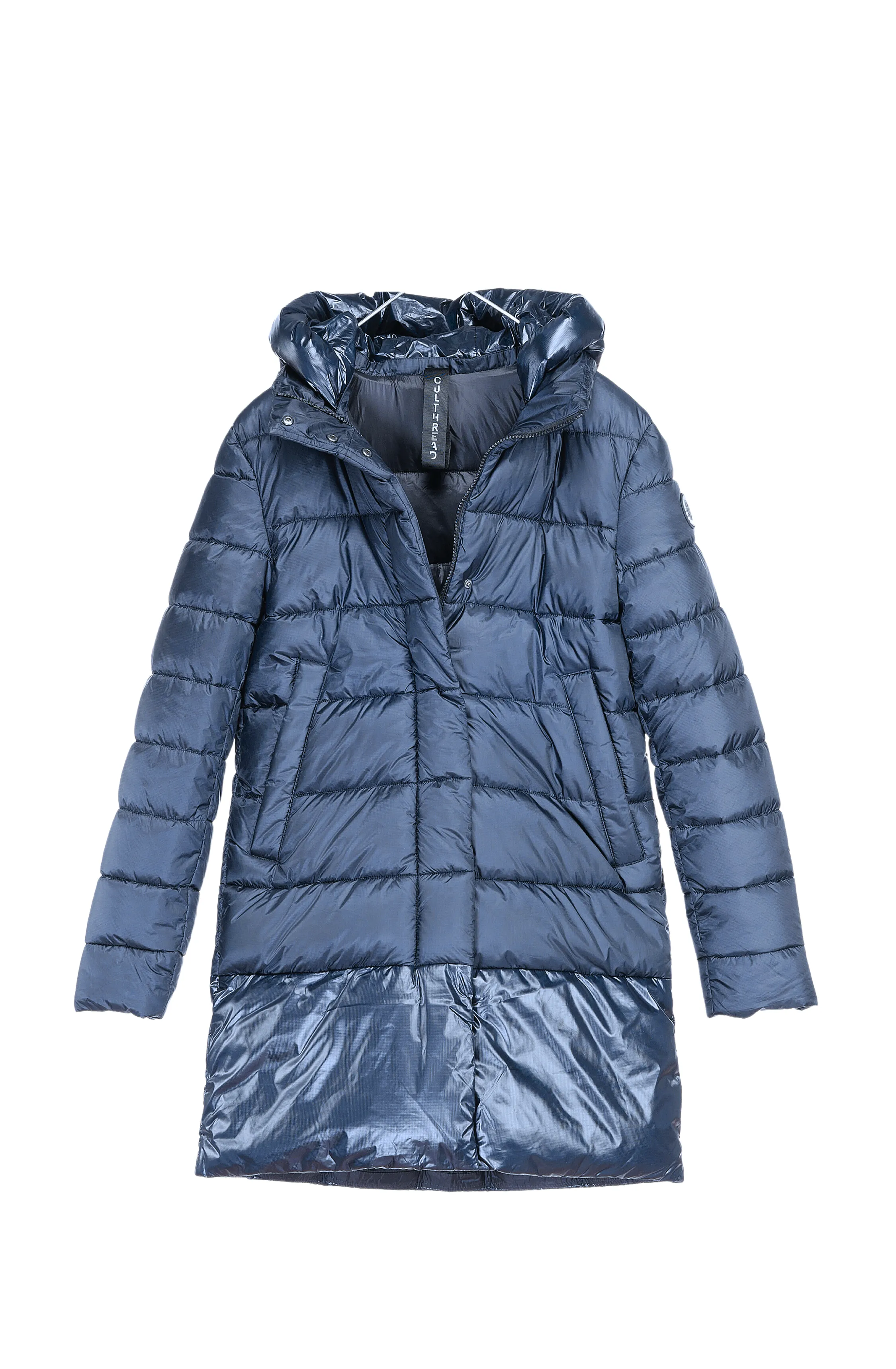 CHEPSTOW long navy blue puffer jacket