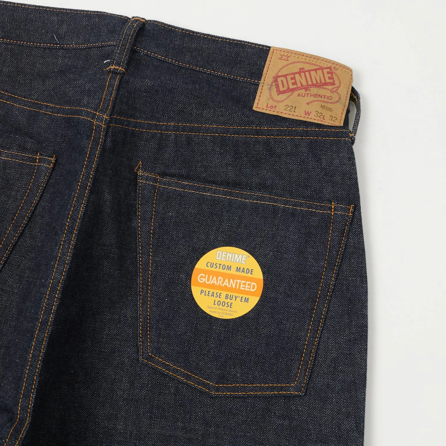 Denime Lot. 221 'Big E' Regular Tapered Jean - Raw