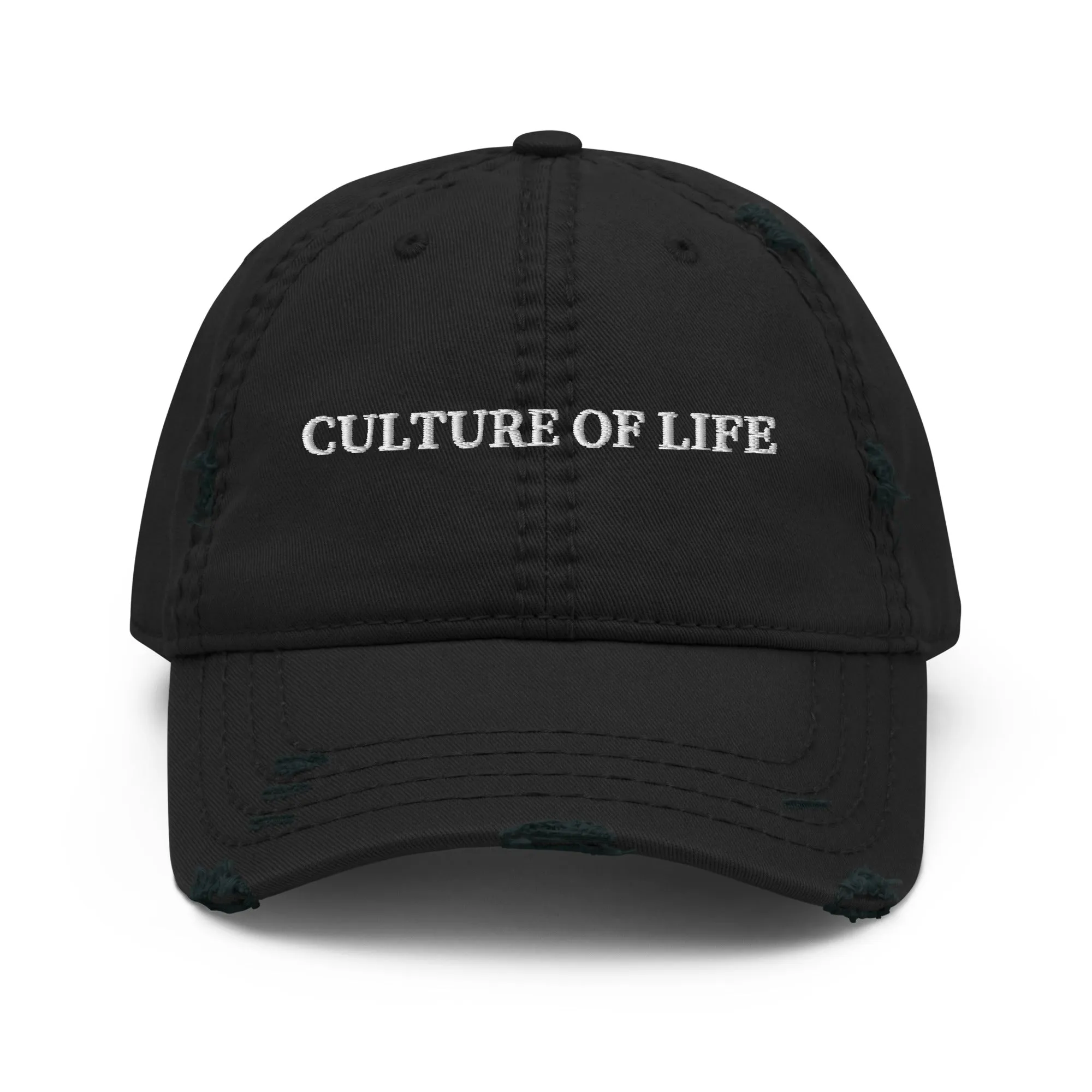 Distressed Culture of Life Hat