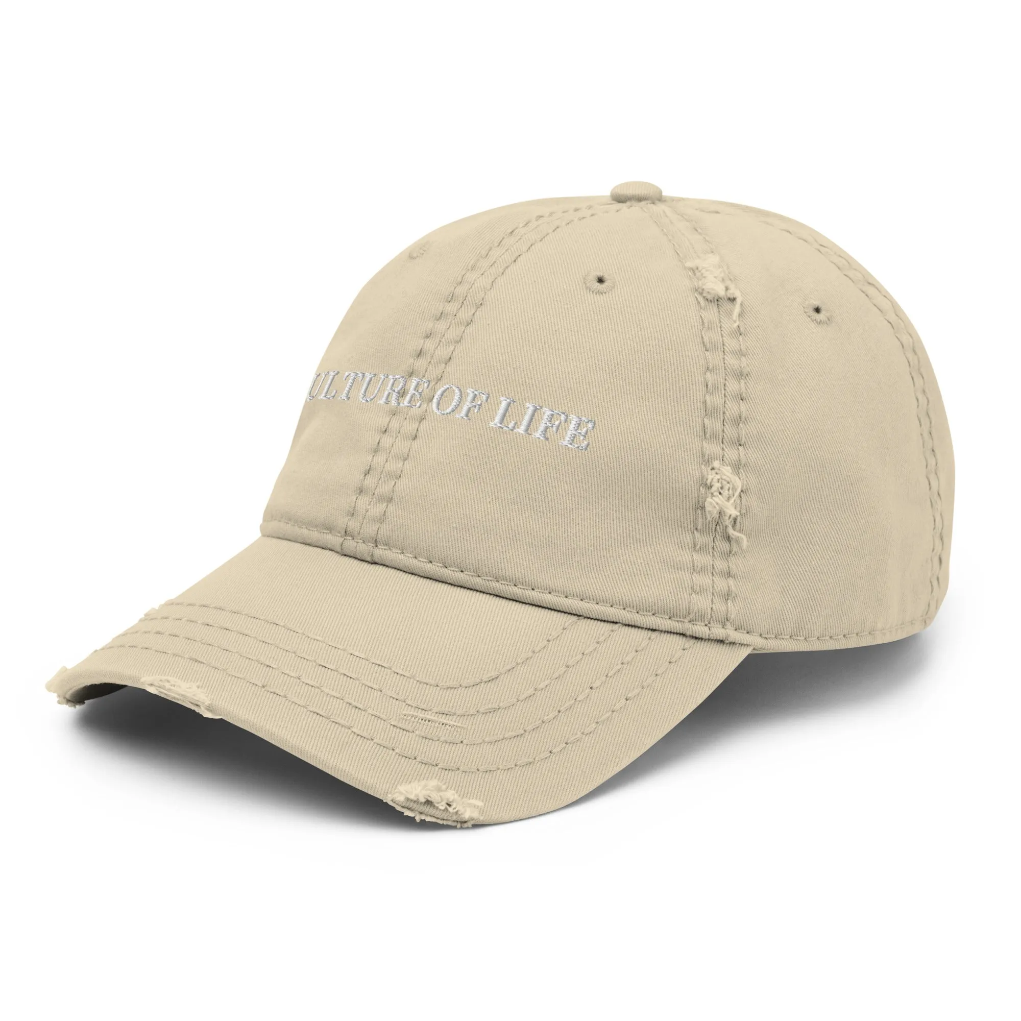 Distressed Culture of Life Hat