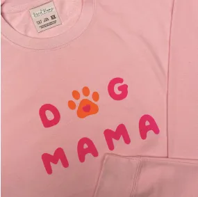 Dog Mama Paw Heart Jumper | Pink