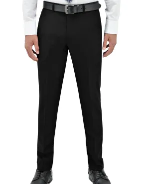 Edward 106 Black Wool Trouser