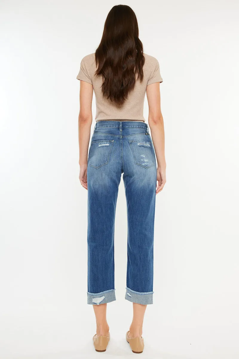 Eloise High Rise Straight Leg Jeans