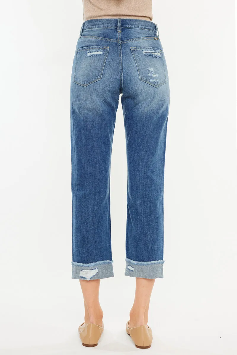 Eloise High Rise Straight Leg Jeans