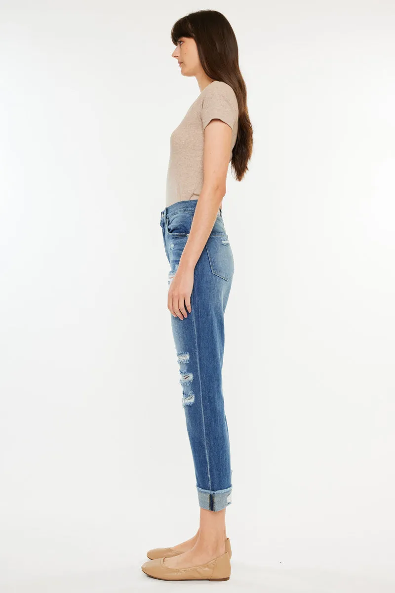 Eloise High Rise Straight Leg Jeans