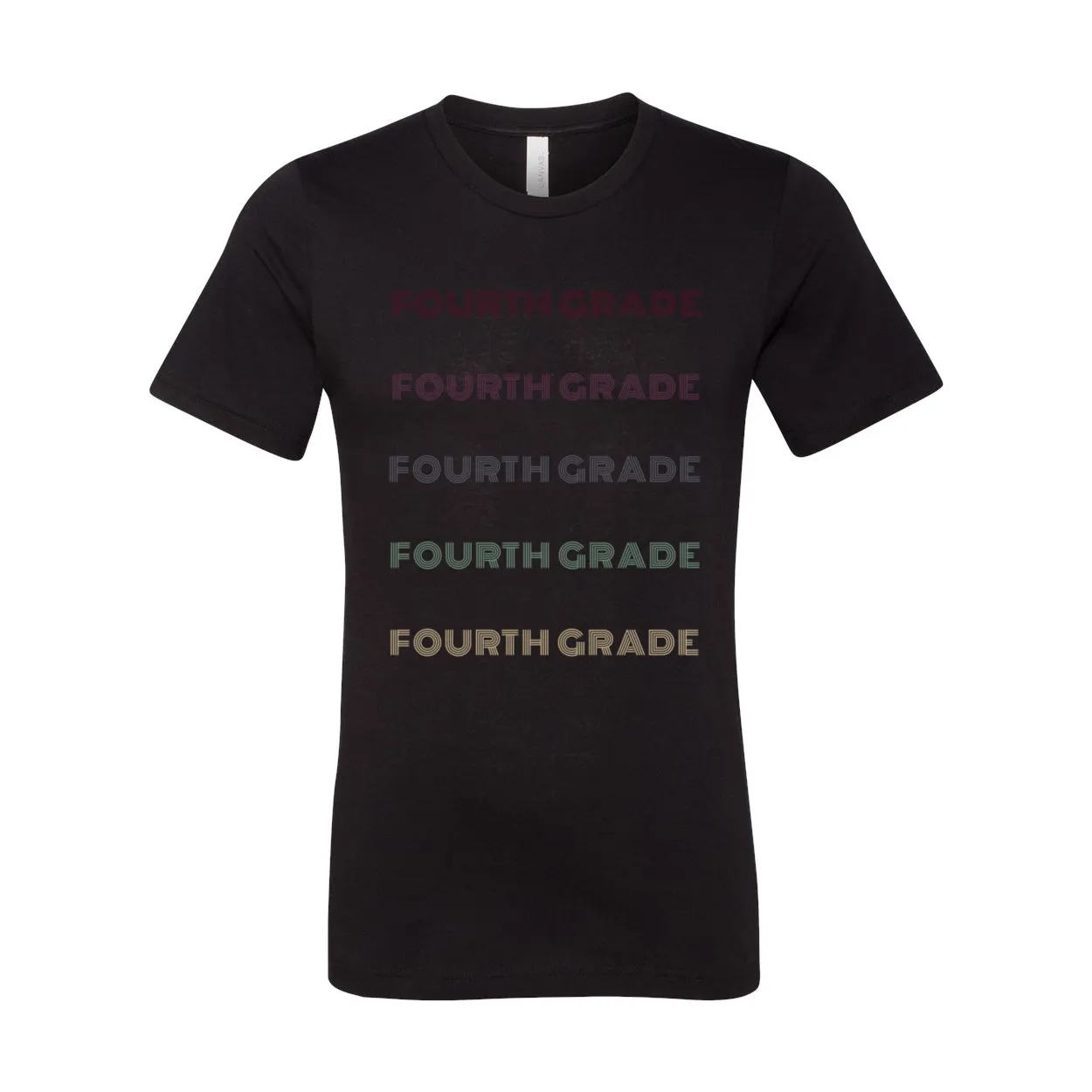 Fourth Grade Retro Tee