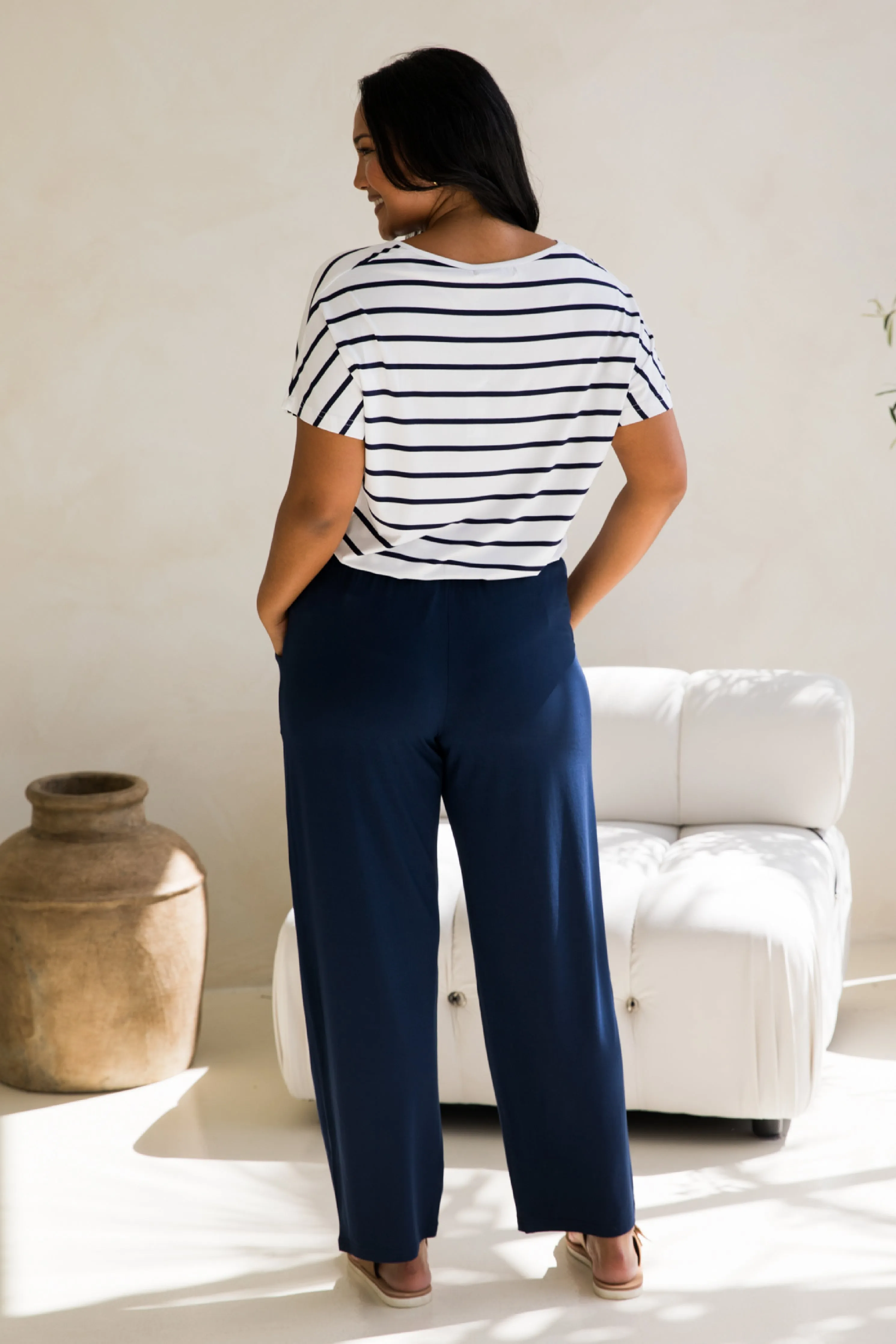 Frankie Pant in Navy