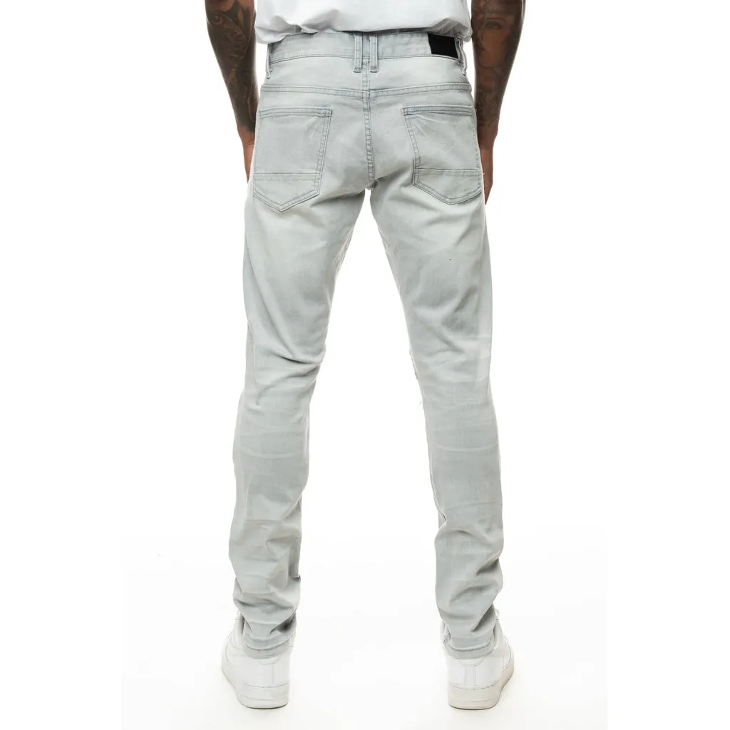 Heavy Rip & Repair Jean - Light Grey