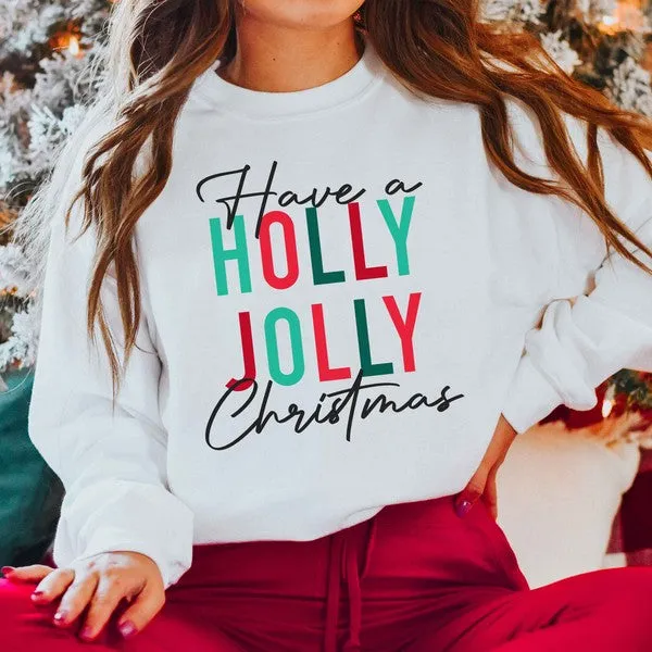 Holly Jolly Christmas Sweatshirt