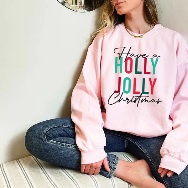 Holly Jolly Christmas Sweatshirt