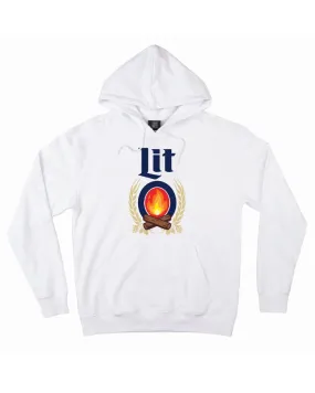 INK "Lit" Hoodie - White