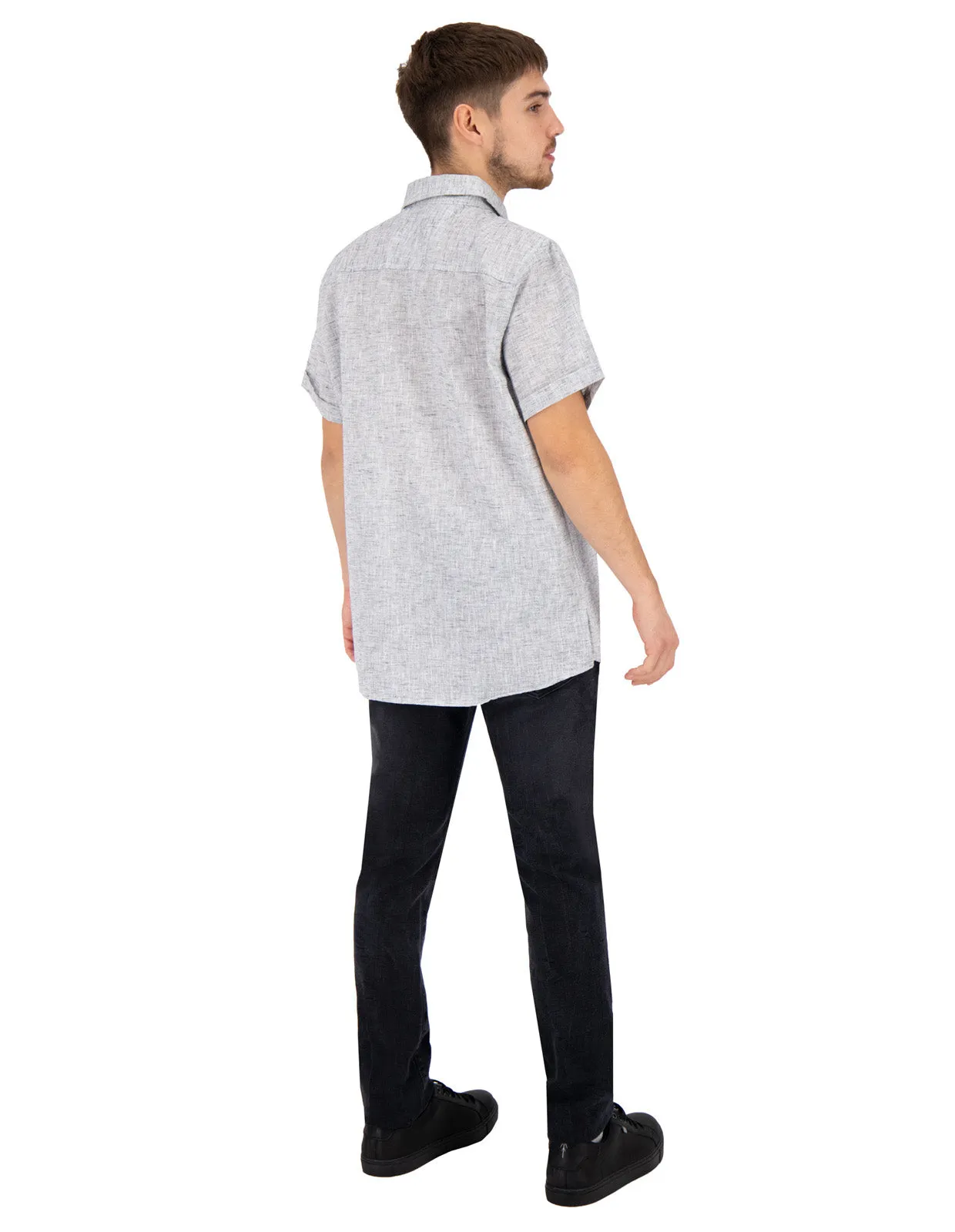 Jeans de Mezclilla Slim Fit - Grey Mineral