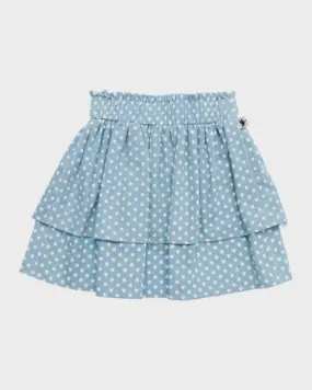 Kissed by Radicool- Hearts Chambray Rara Skirt