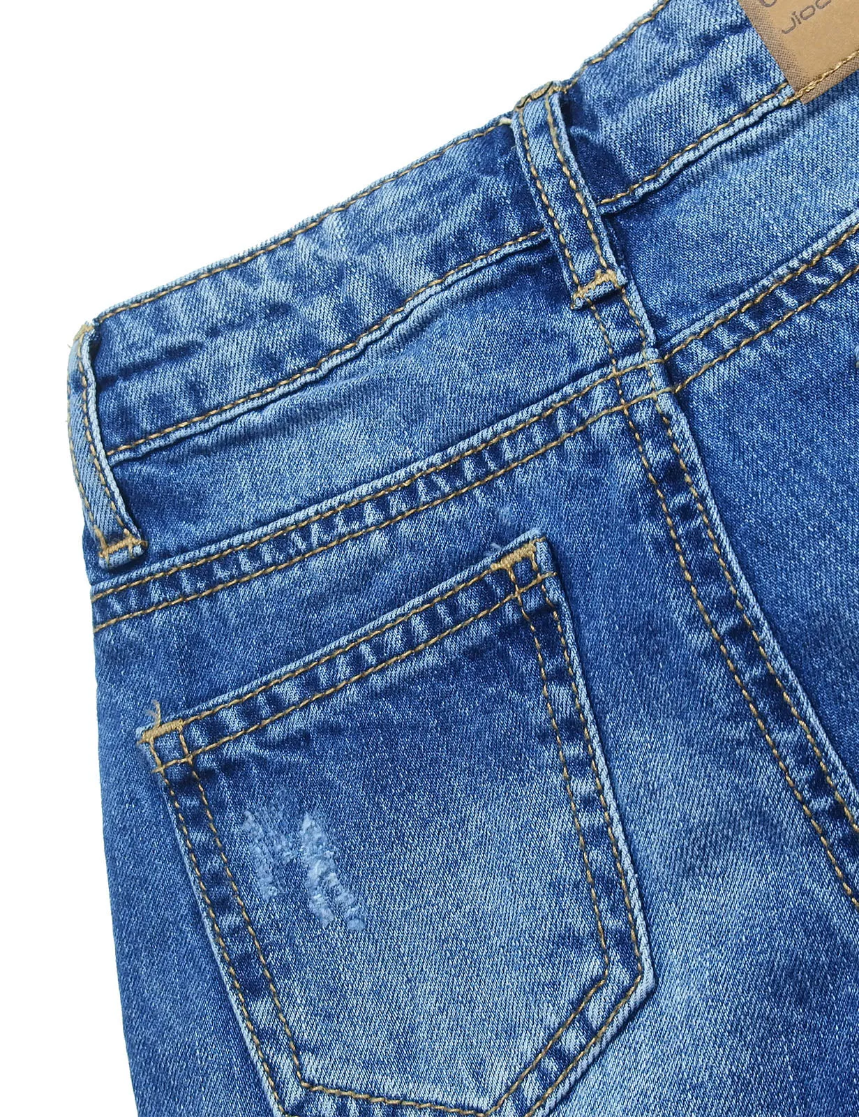 Little Kid Elastic Band Cool Jeans