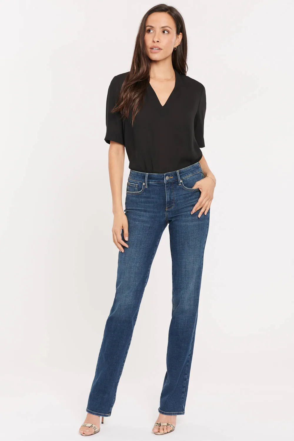 Marilyn Straight Jeans In Petite - Marcel