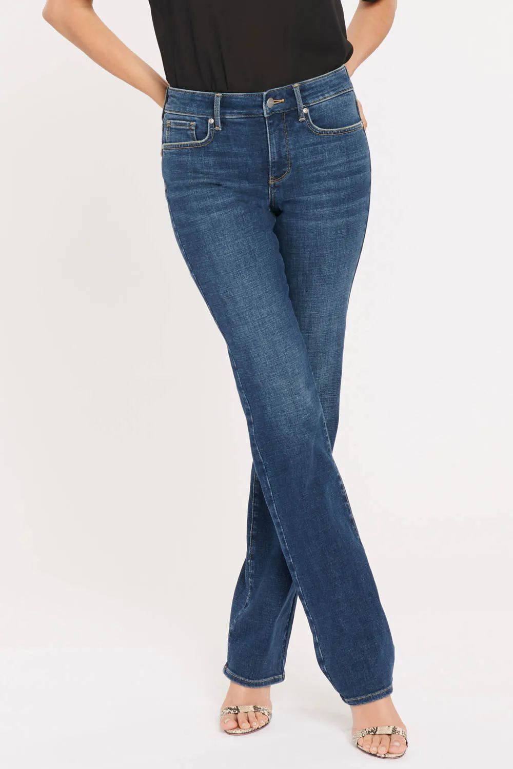 Marilyn Straight Jeans In Petite - Marcel