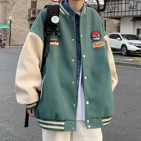 Oversized Hiphop Varsity Baseball Sports Jacket