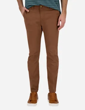 Pantalón Chino de Gabardina - Ladrillo