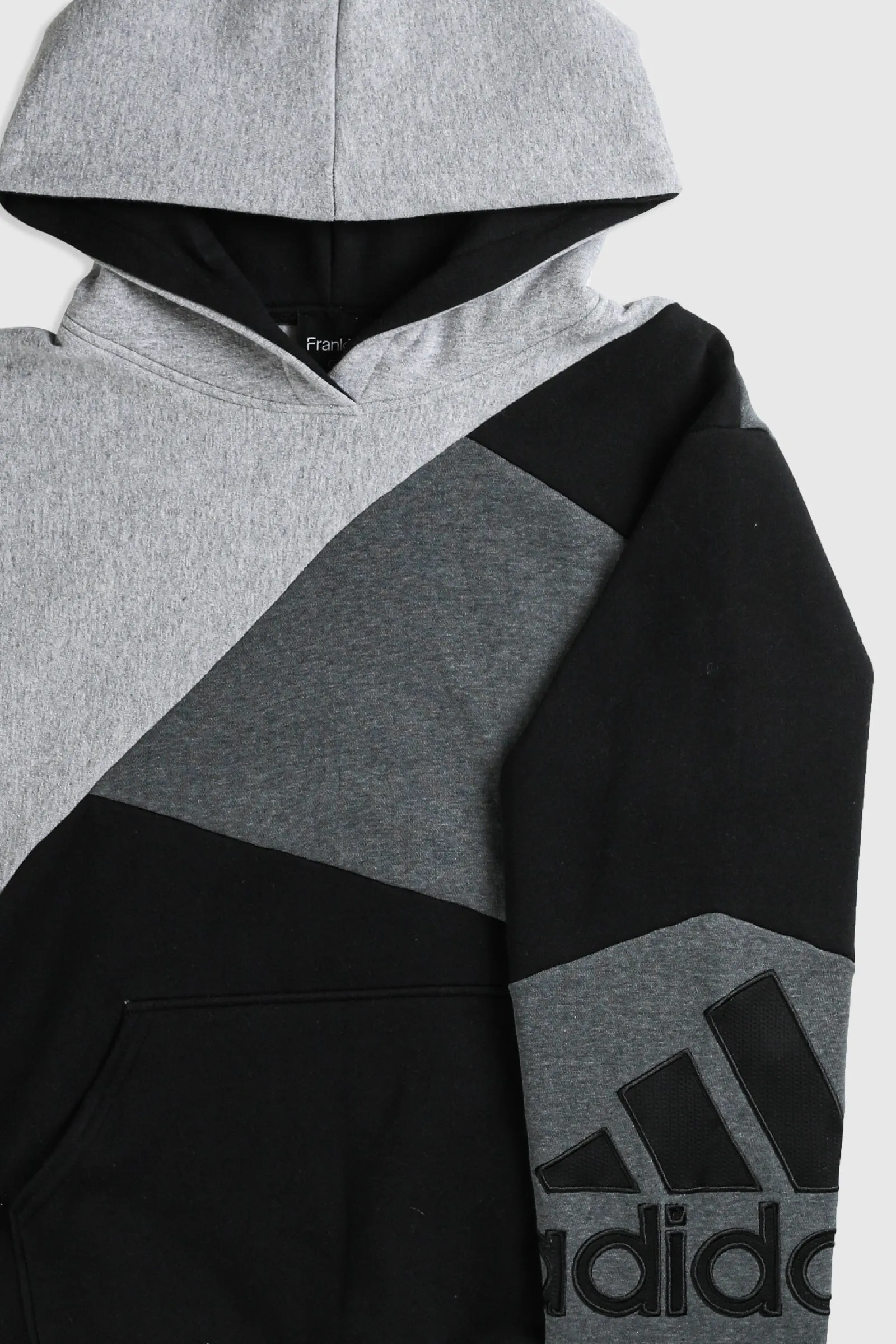 Rework Adidas Patchwork Sweatshirt - S