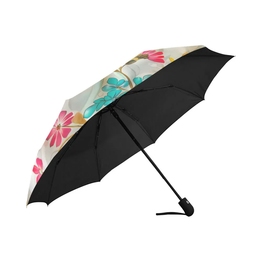 Springtime Anti-UV Auto-Foldable Umbrella