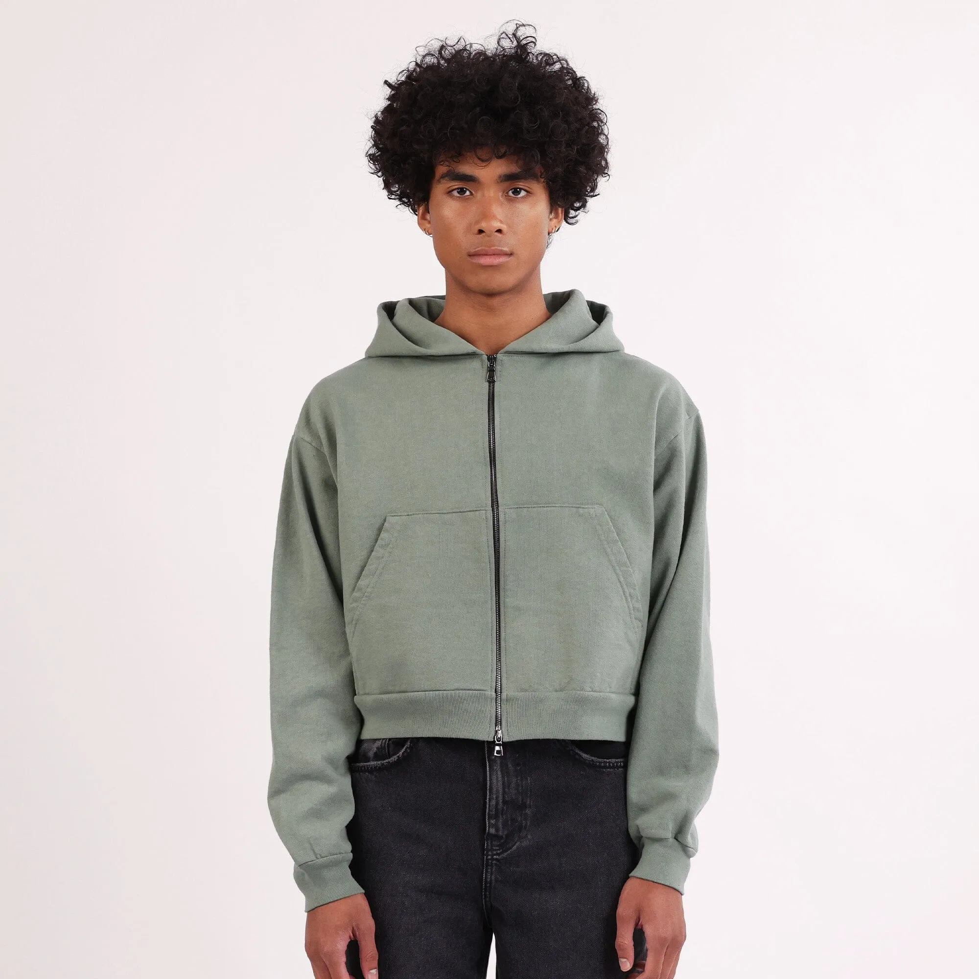 The Bleecker Crop Double-Zip