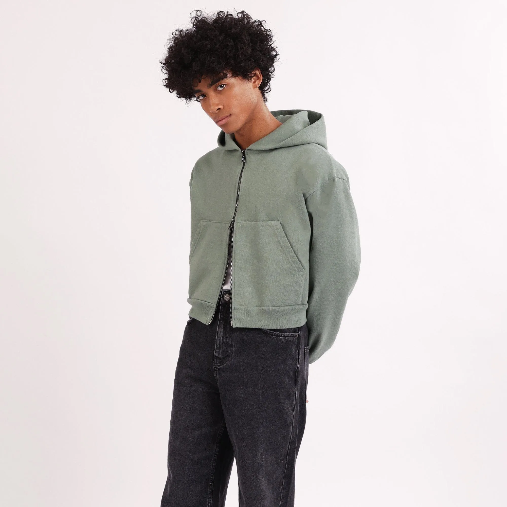 The Bleecker Crop Double-Zip