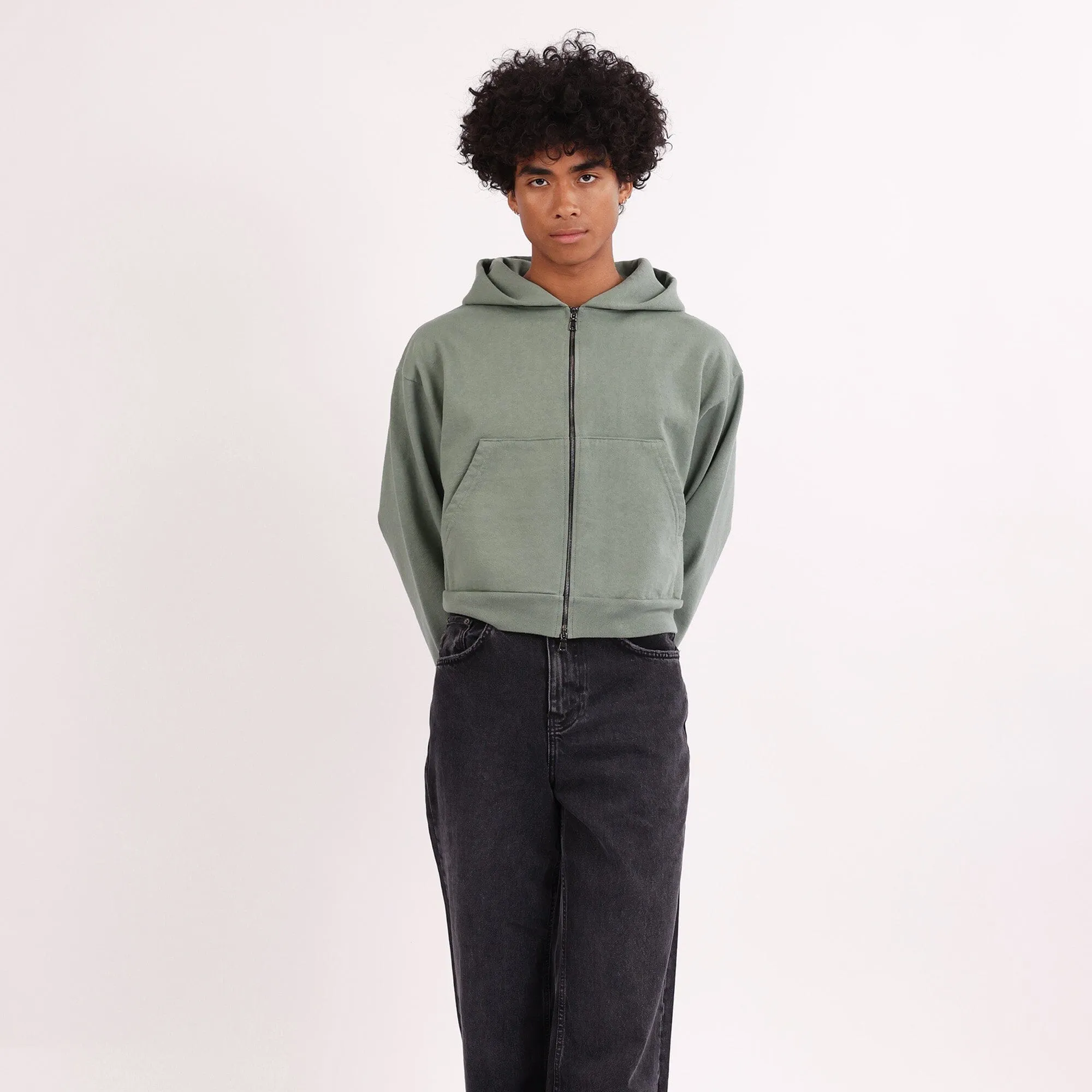 The Bleecker Crop Double-Zip