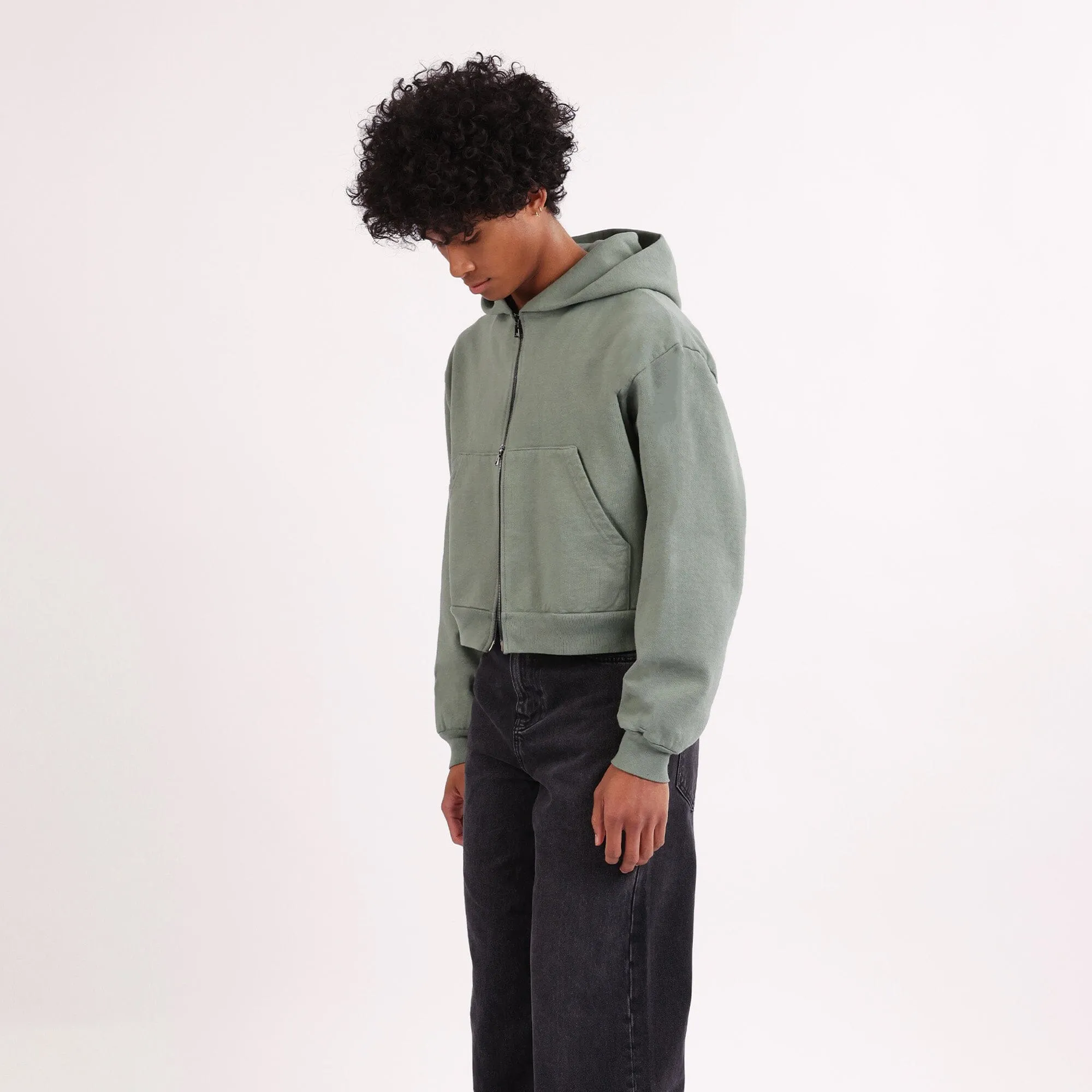 The Bleecker Crop Double-Zip