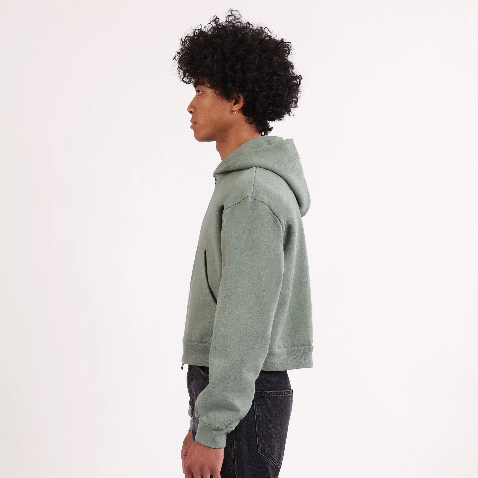 The Bleecker Crop Double-Zip