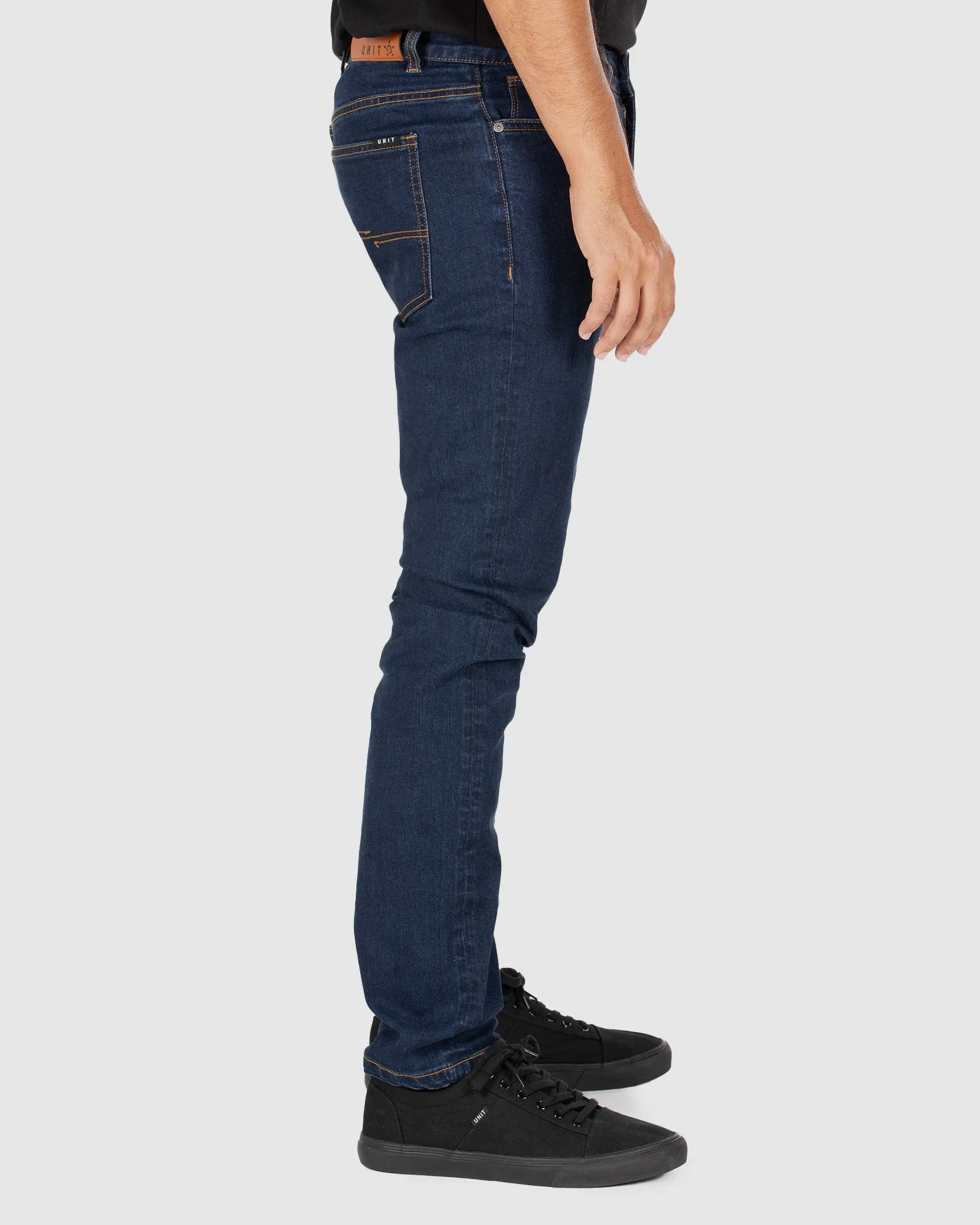 UNIT Mens Elite Slim Fit Stretch Jeans