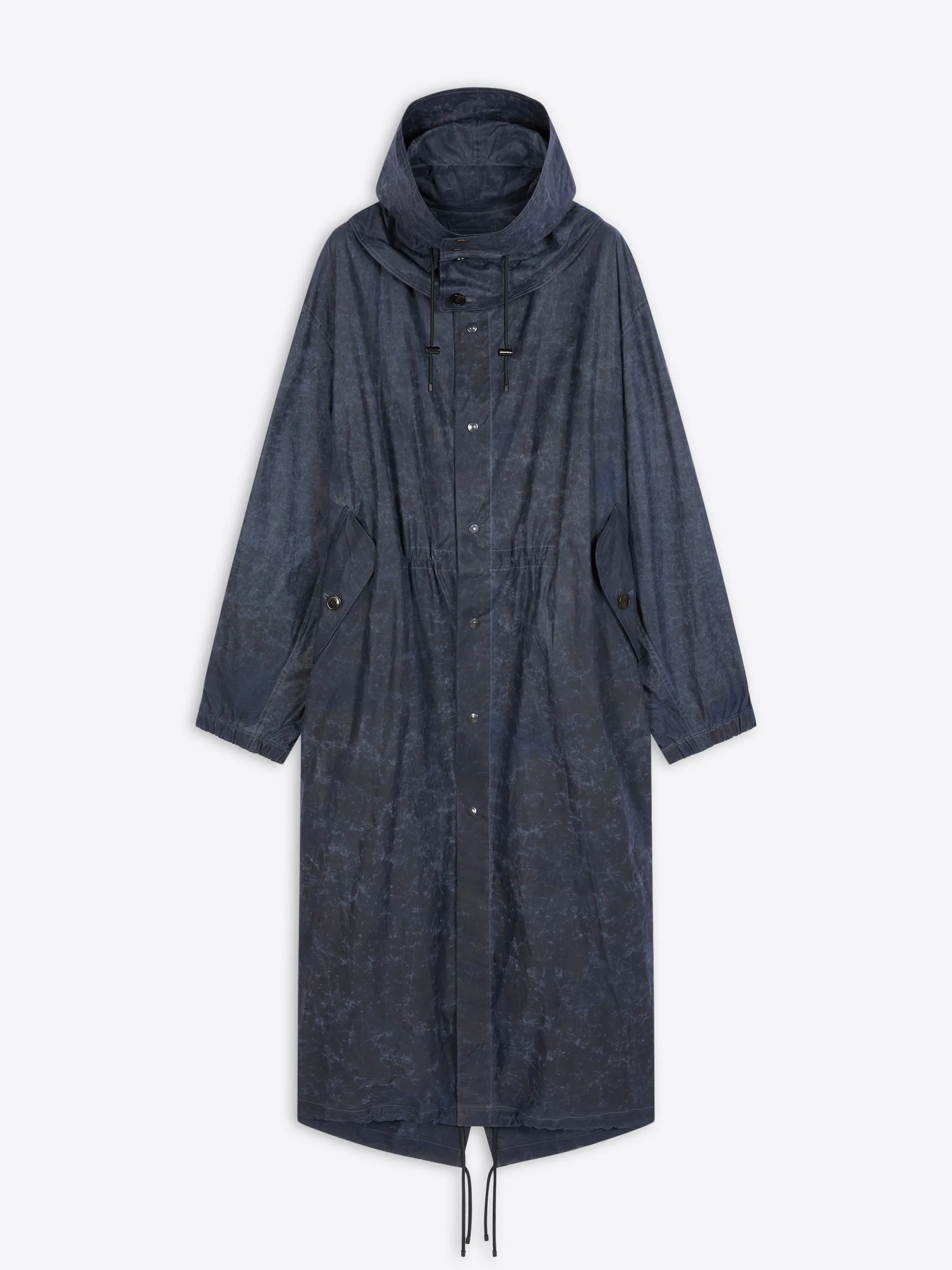 Water repellent parka