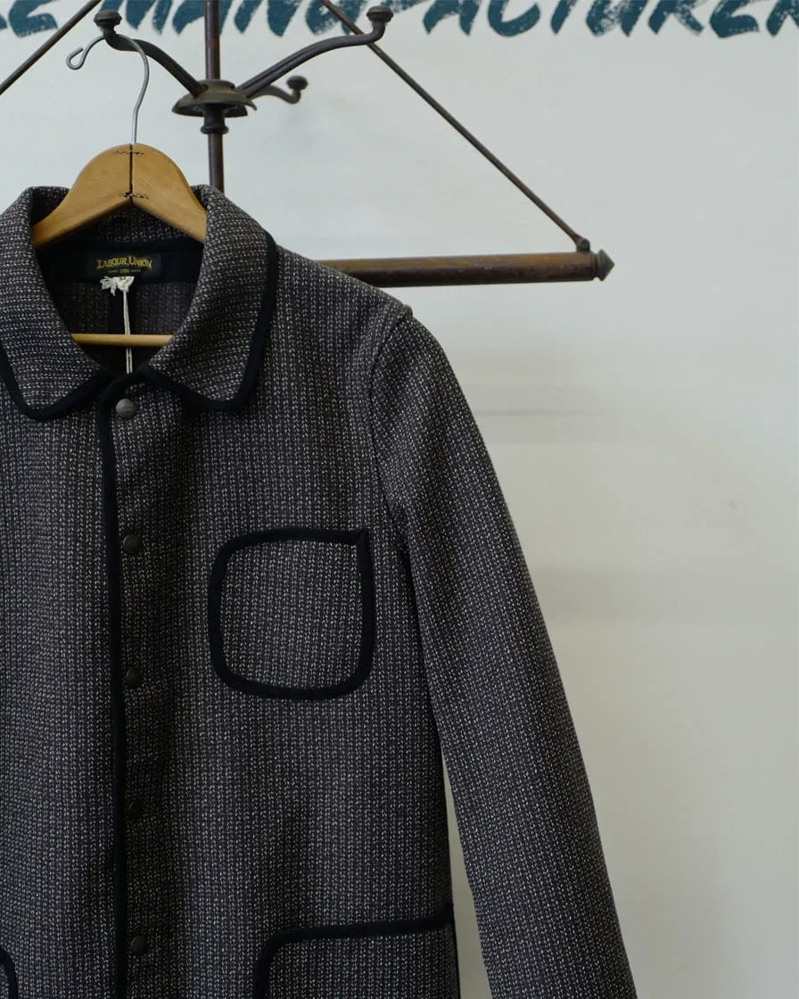 Wool Blend Three Pockets Chore Jacket